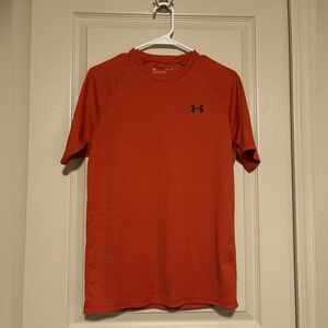 Under Armour Men's Bright Orange Short Sleeve Tee Size Small